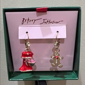 Betsey Johnson | Whimsical Holiday Baking Earrings